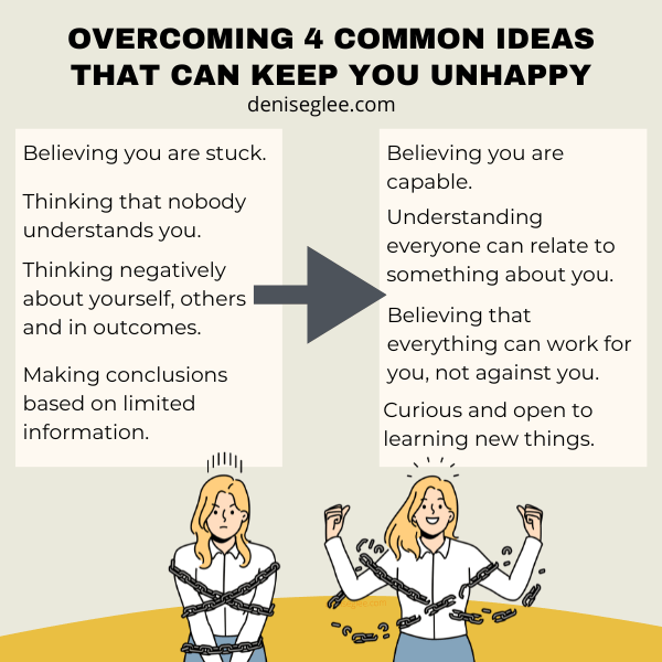 Overcoming 4 Common ideas that keep you stuck