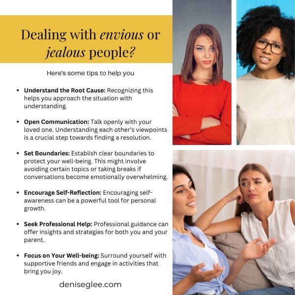Tips for dealing with envious or jealous people