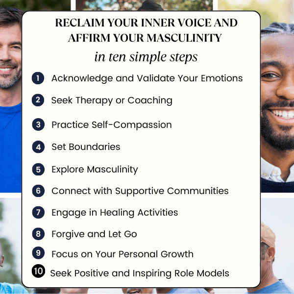 10 tips to reclaim inner voices and affirm masculinity