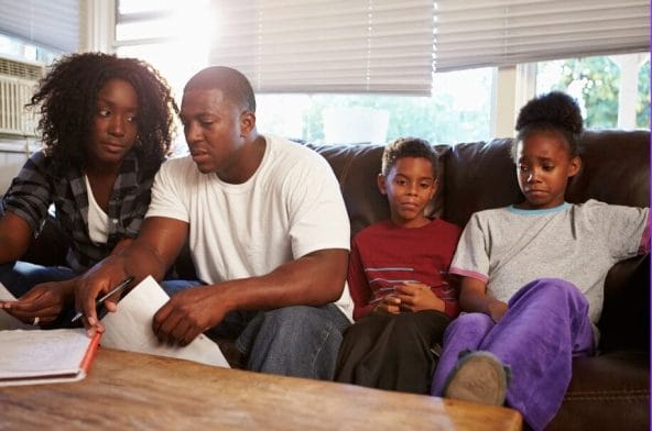 uhappy-black-family