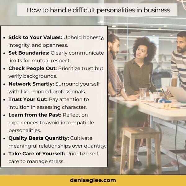 How to handle difficult personalities in business