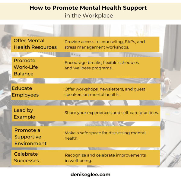 How to Promote Mental Health Support in the Workplace