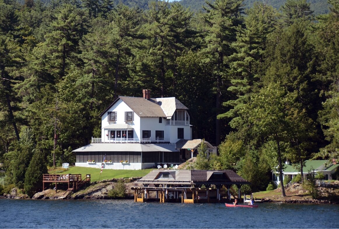 lakefront home