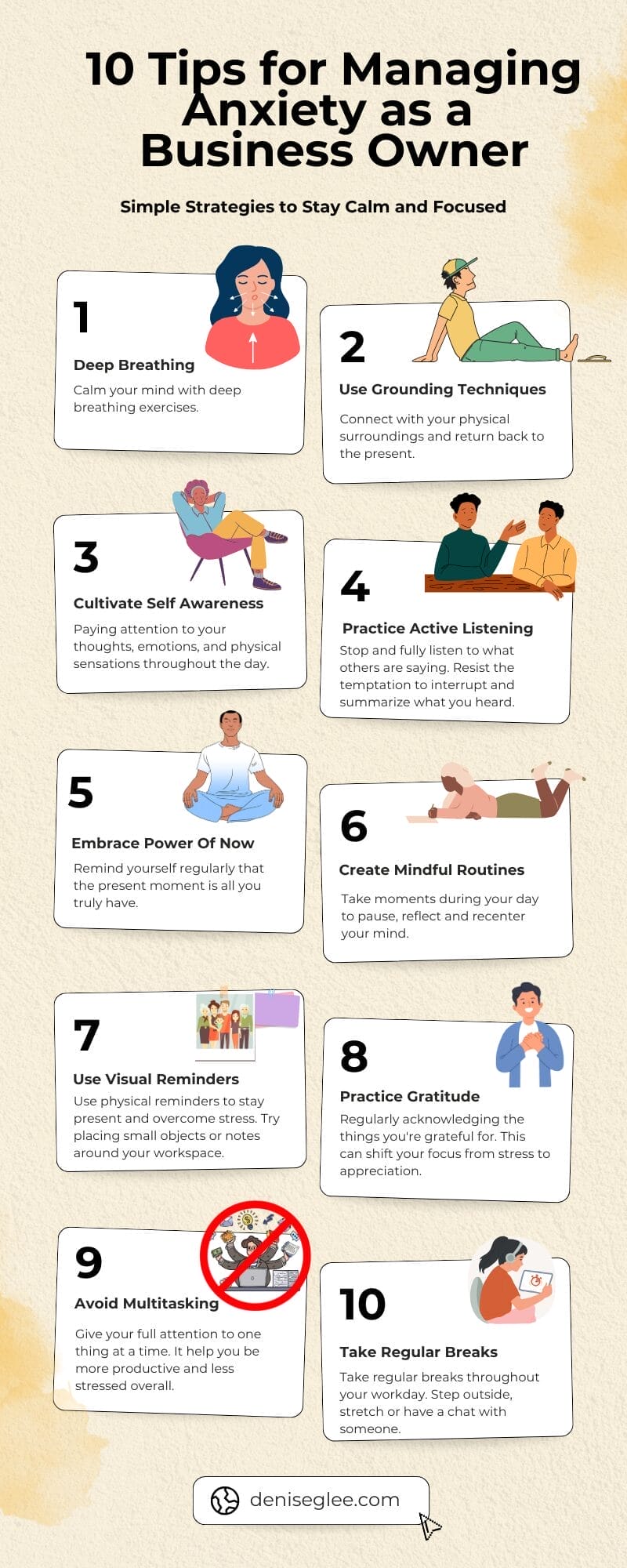 10 Tips for Overcoming Stress and Staying Present