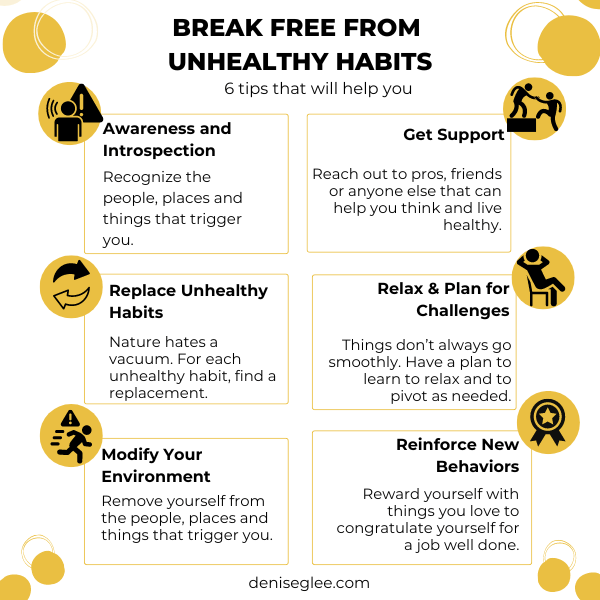 6 Tips to Break Free from Unhealthy Habits!​