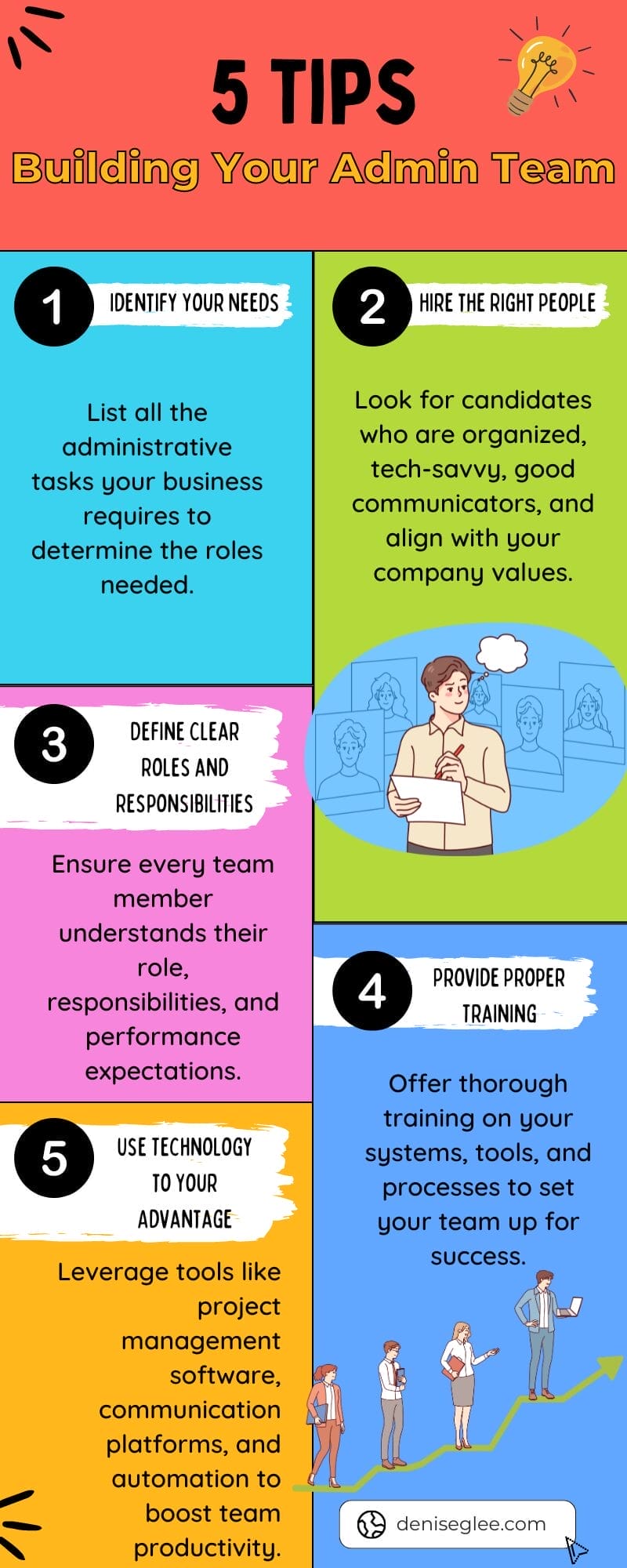 5 Tips to Building Your Admin Team