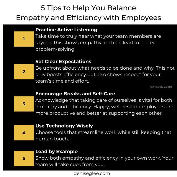 5 Tips to Help You Balance Empathy and Efficiency with Employees