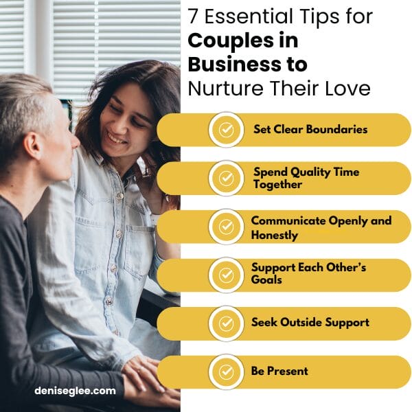 7 Essential Tips for Couples in Business to Nurture Their Love