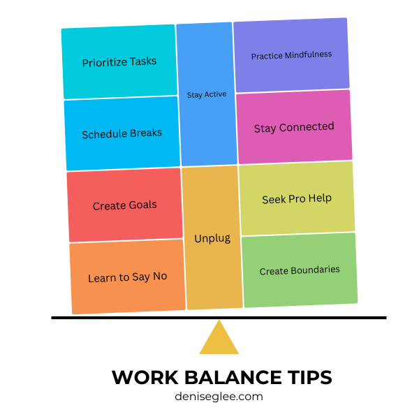 10 work balance tips