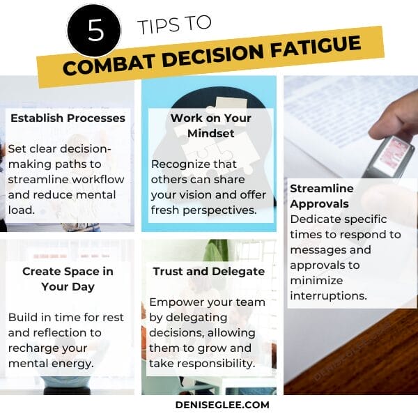 5 tips to combat decision fatigue