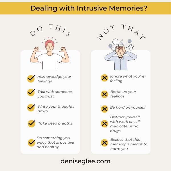 how to deal with intrusive memories