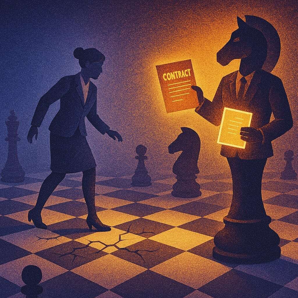 Office Chessboard Visual Concept