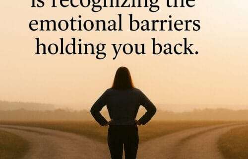 The first step to breaking free from an unhappy marriage is recognizing the emotional barriers holding you back.
