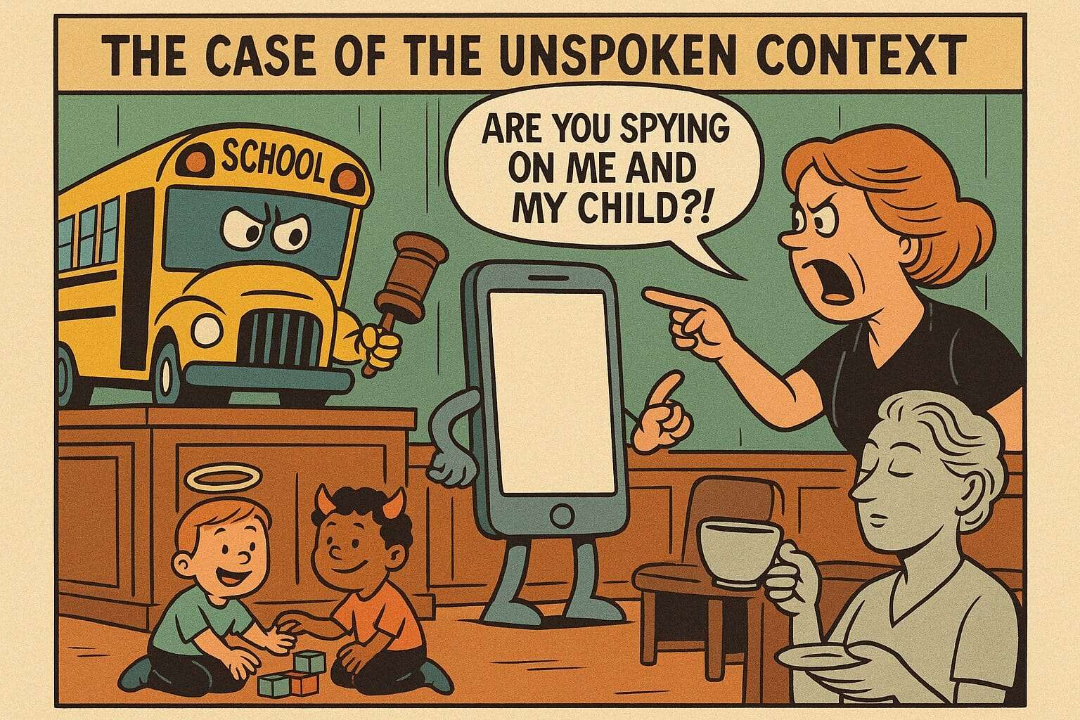 the case of the unspoken text